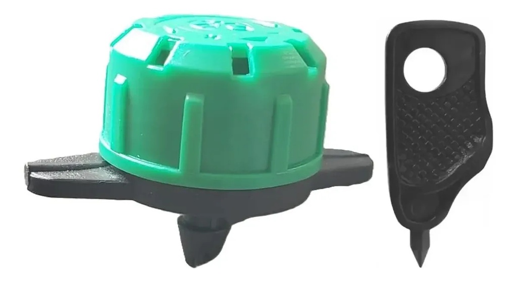 Gotero Botón Verde, 4 lph