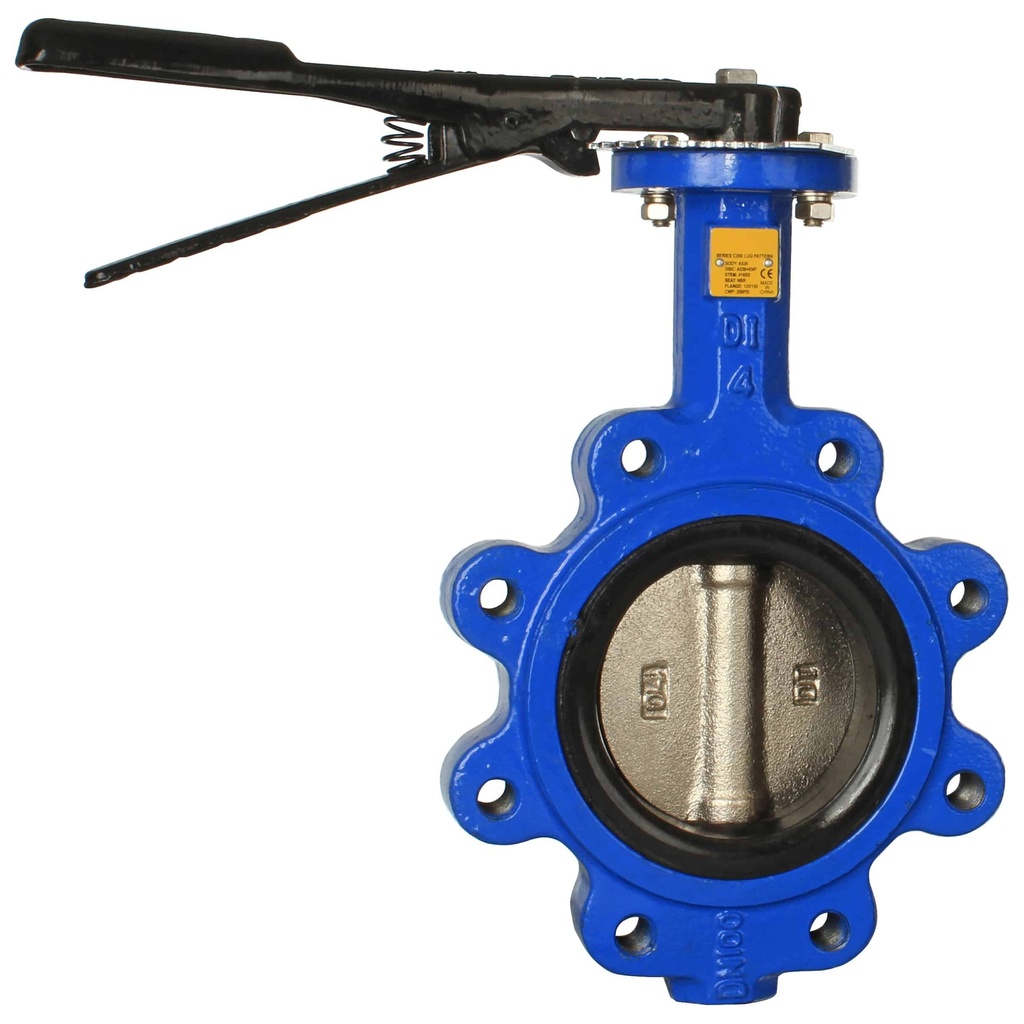 Válvula Mariposa con Palanca 2" Fierro