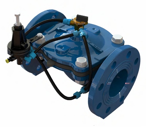 Válvula de Control Hidráulico 6" PP Bridada