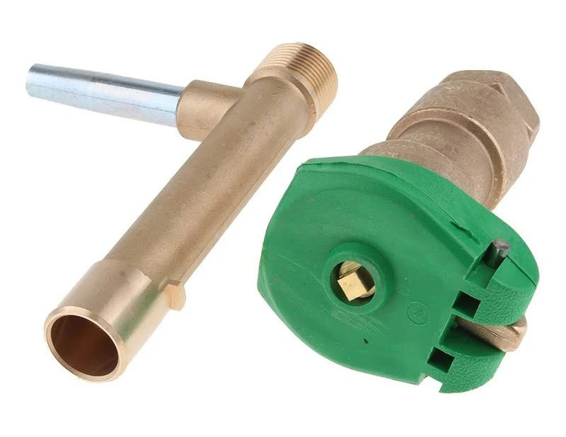 Válvula y Acomplamiento Rápido de Gancho 1" Macho y Hembra