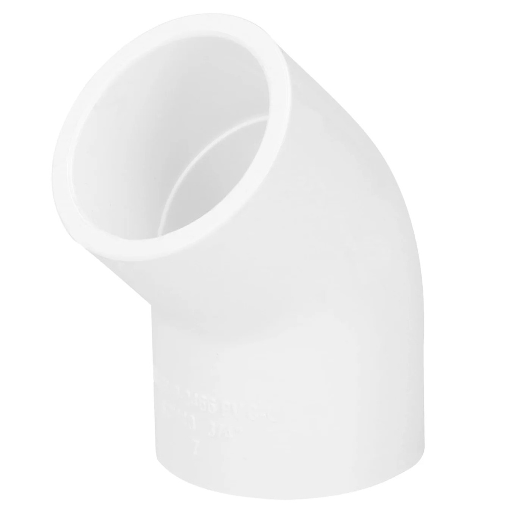 Codo 45° de 1-1/2" C40 Cementar