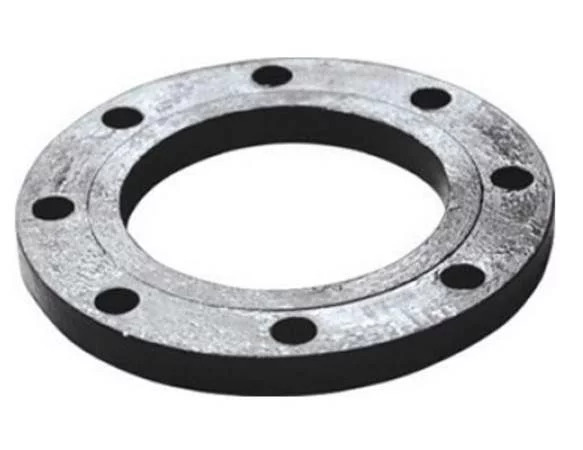 Brida de Fierro de 8" de 1/2" con 8 Barrenos de 5/8"