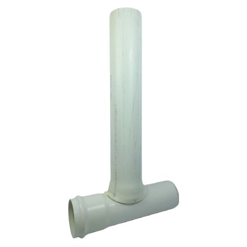 Tee Larga Final para Válvula de Aire 2" 200mm C7 Cementar, 1m