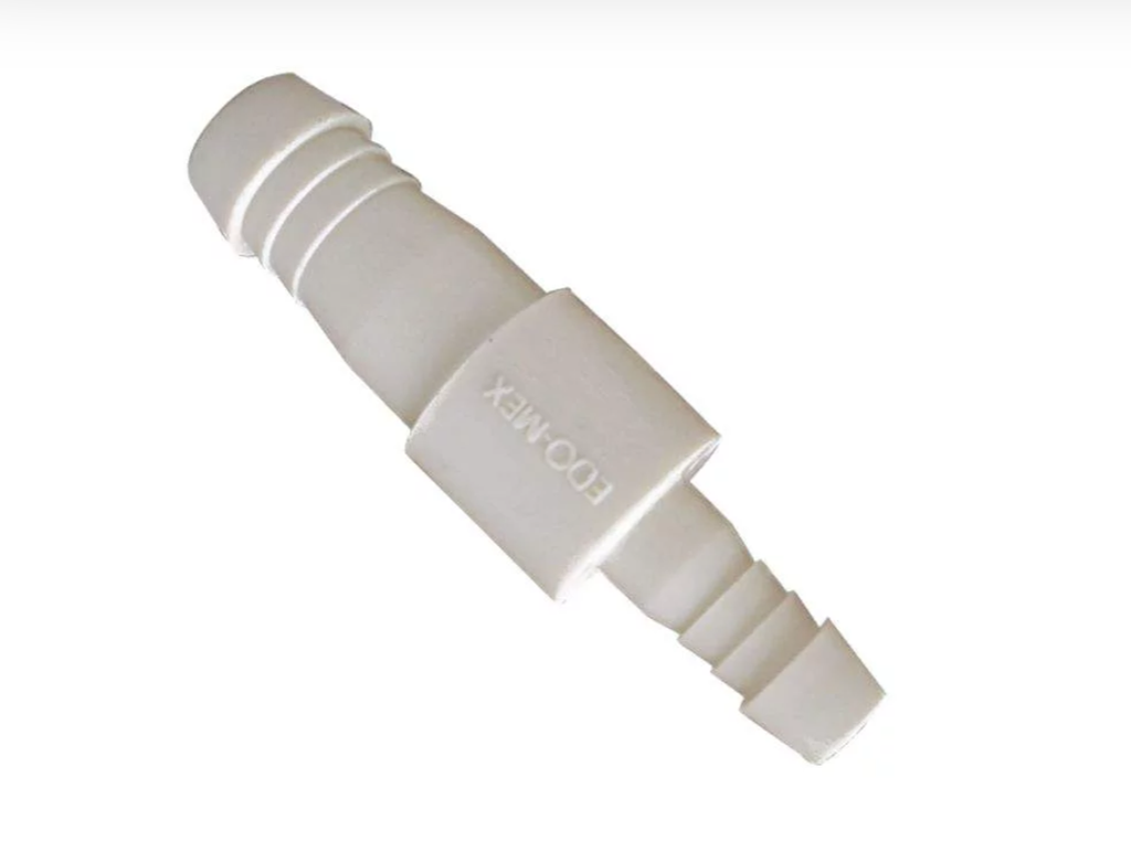 Cople de Inserción de Plástico de 1/2x3/8" (13x10 mm)