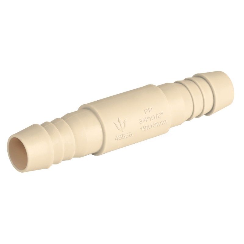 Cople de Inserción de Plástico de 1/2x3/4" (13x19 mm)