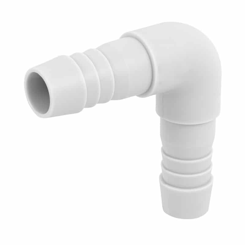 Codo de Inserción de Plástico de 1/2" (13 mm)