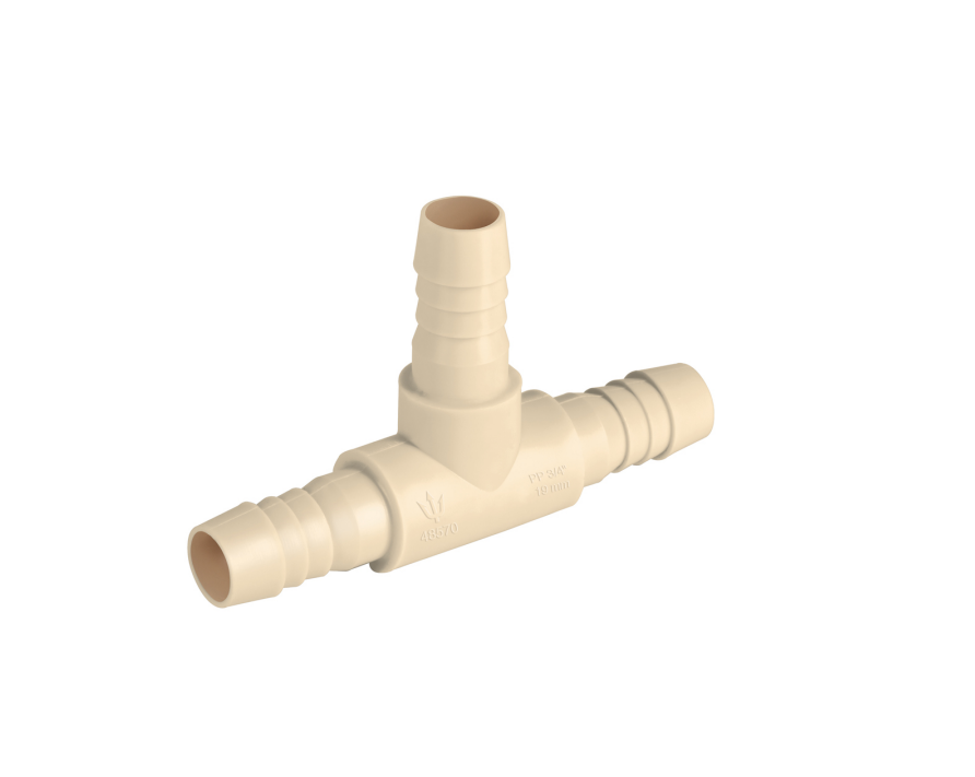 Tee de Inserción de Plástico de 3/4" (19 mm)