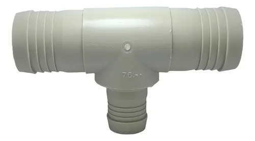 Tee de Inserción de Plástico de 2x3/4" (50.8x19 mm)