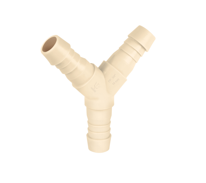 Yee de Inserción de Plástico de 3/4" (19 mm)