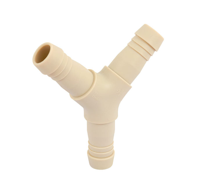 Yee de Inserción de Plástico de 1" (25 mm)