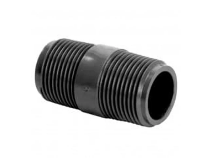 Niple Roscado de Plástico 1" de Diámetro x 3" de Largo, C80