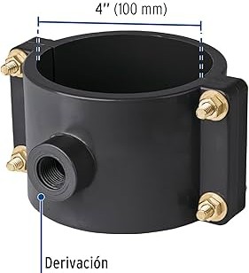 Abrazadera Inglesa para Toma Domiciliaria 4"x 1"