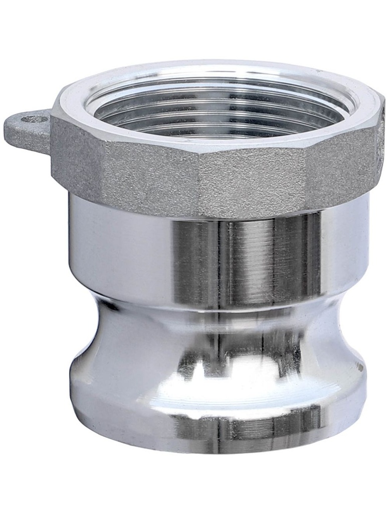 Conector Rapido A Macho-Rosca Interior NPT 1-1/4" Aluminio