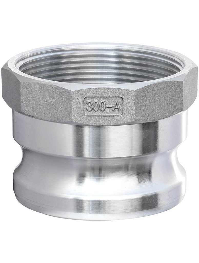 Conector Rapido A Macho-Rosca Interior NPT 3" Aluminio