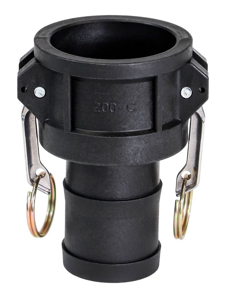 Conector Rapido C Hembra-Insercion  2-1/2" Polipropileno