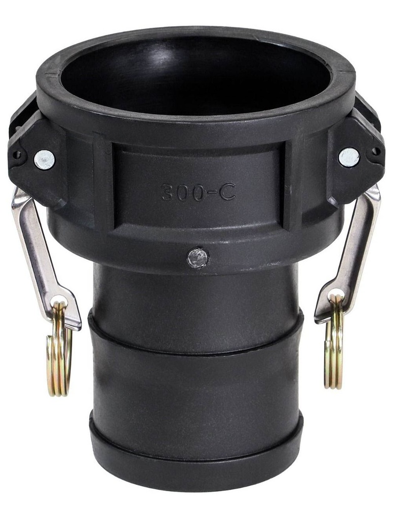Conector Rapido C Hembra-Insercion  3" Polipropileno