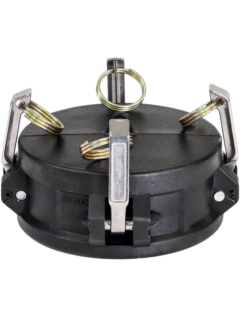 Conector Rápido DC Hembra-Tapa NPT 5" Polipropileno