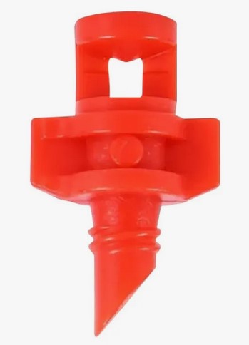 Microaspersor Fijo con Rosca (Color Rojo) 120 lph, 360 Grados