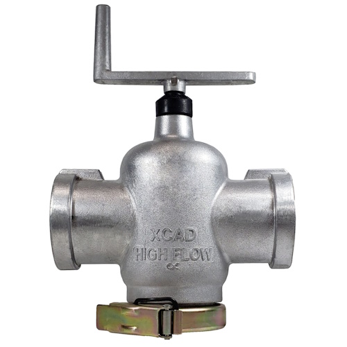 Válvula Abridora de Hidrante - Lay Flat 6x4x4" Cruz