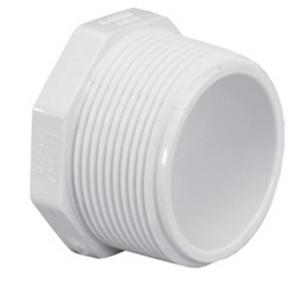 Tapon Roscado Macho de 3/4" PVC C40