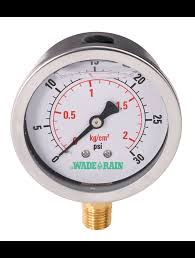 Manómetro de Glicerina XX 0/30/60/100/200 psi