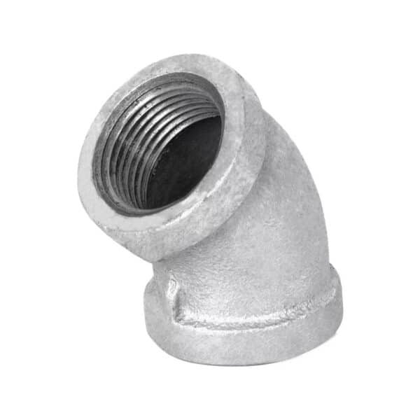 Codo Galvanizado 45x4"