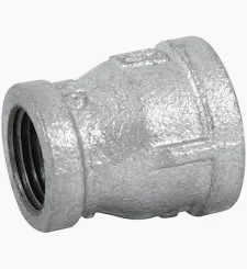 Reducción Campana Galvanizada 3/4 x 1/4"