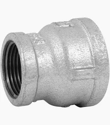 Reducción Campana Galvanizada 1 x 3/8"