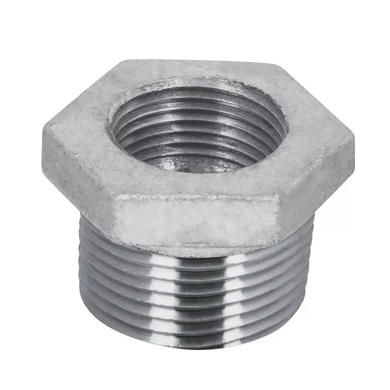 Reducción Bushing Galvanizada 1 1/4 x 1/2"