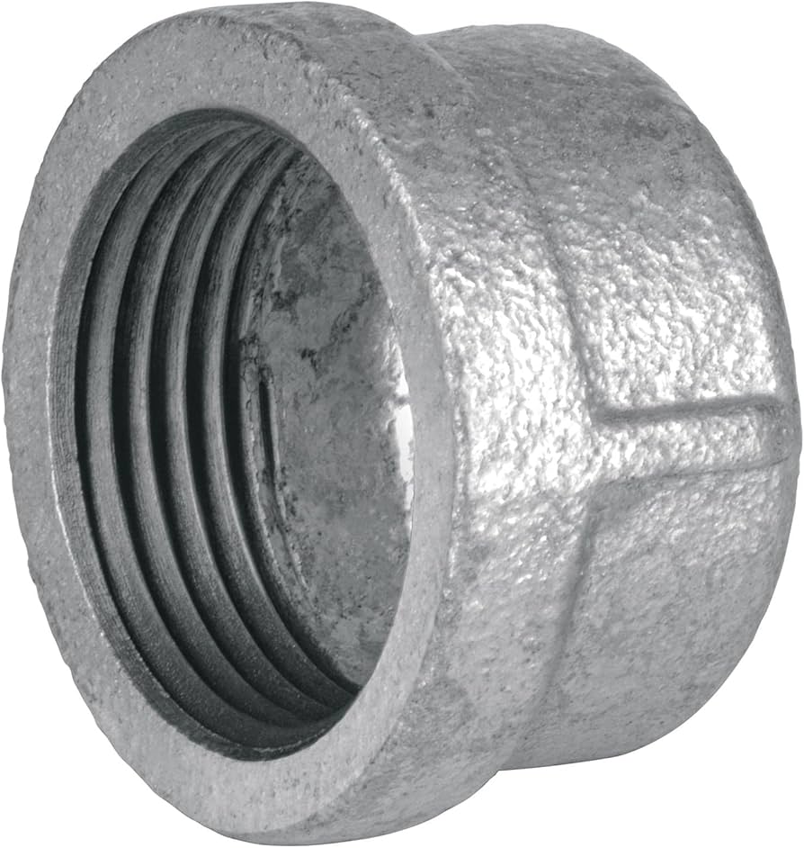 Tapa Cachucha Galvanizada 1"