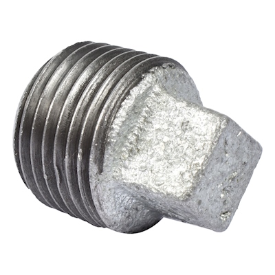 Tapón Macho Galvanizado 2-1/2"