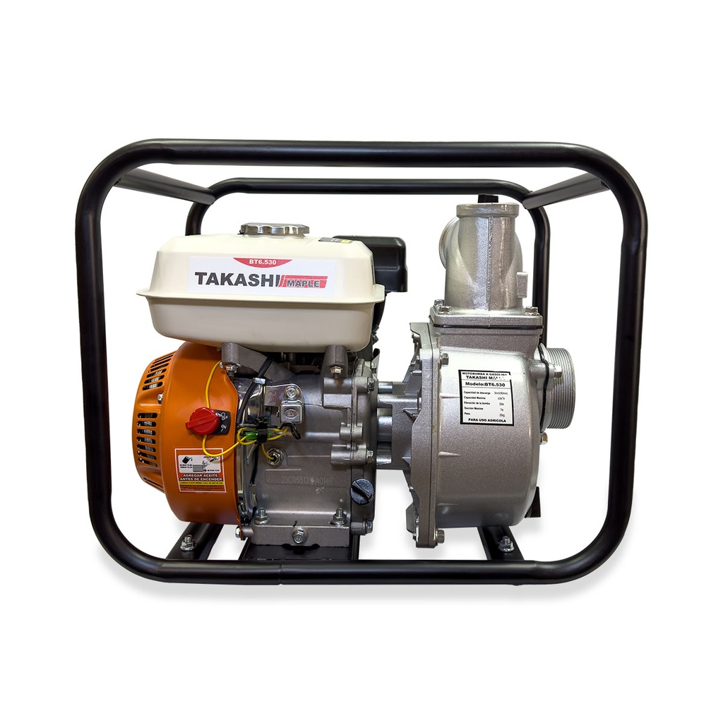Motobomba BT6.530 – 6.5 HP 4 tiempos, autocebante 3"