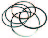 Anillos para piston modelos BP720, BP720A, BP720C, BP720Q, BP730, BP730S Parazzini